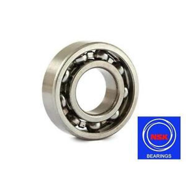 6206 30x62x16mm C3 Open Unshielded NSK Radial Deep Groove Ball Bearing #1 image