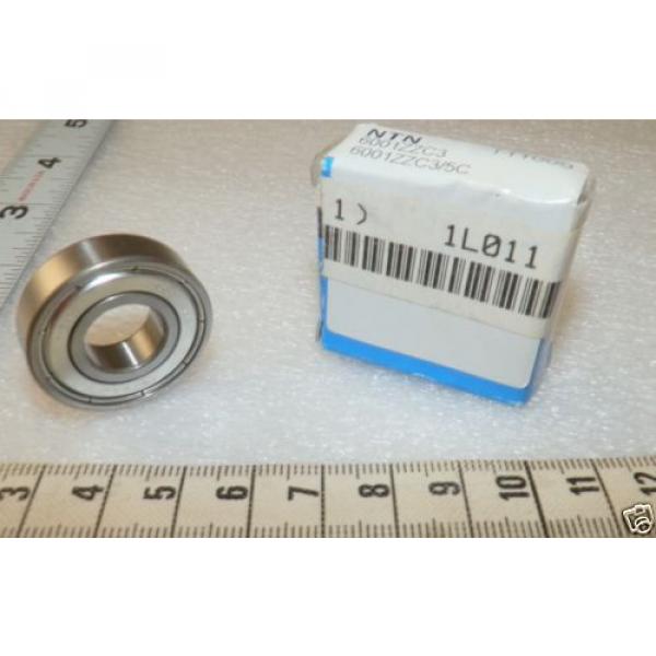 12 mm Bore x 28 mm O.D.Radial Ball Bearing   NTN 6001ZZC3/L627 1L011   (Loc5) #3 image
