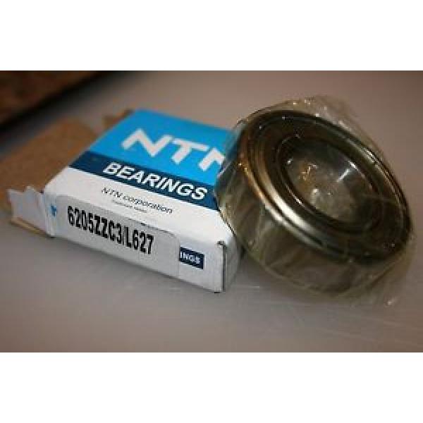 New In box, NTN 6205ZZC3/L627 Single Row Radial Ball Bearing #1 image