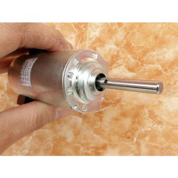 High Torque Dual ball bearing 8-pole rotor Brush Replacement low noise DC Motor #3 image