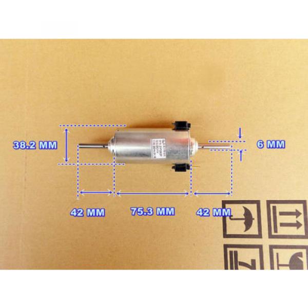 High Torque Dual ball bearing 8-pole rotor Brush Replacement low noise DC Motor #5 image