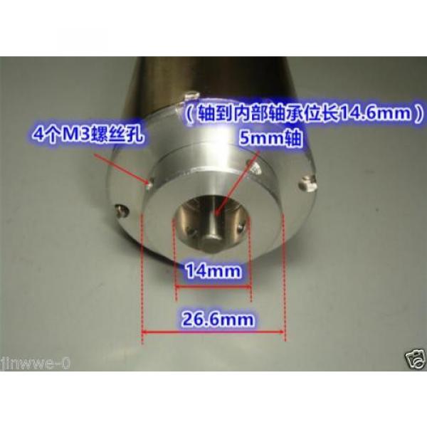 1pcs 12V~36V 42mm Brushless spindle motor DIY polished engraving machine Bearing #3 image