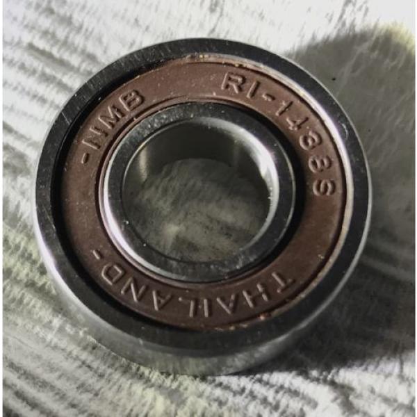 NMB Miniature Sealed Ball Bearing 0.875&#034; OD 0.375&#034; ID RI-1438S Motor Brushless #1 image