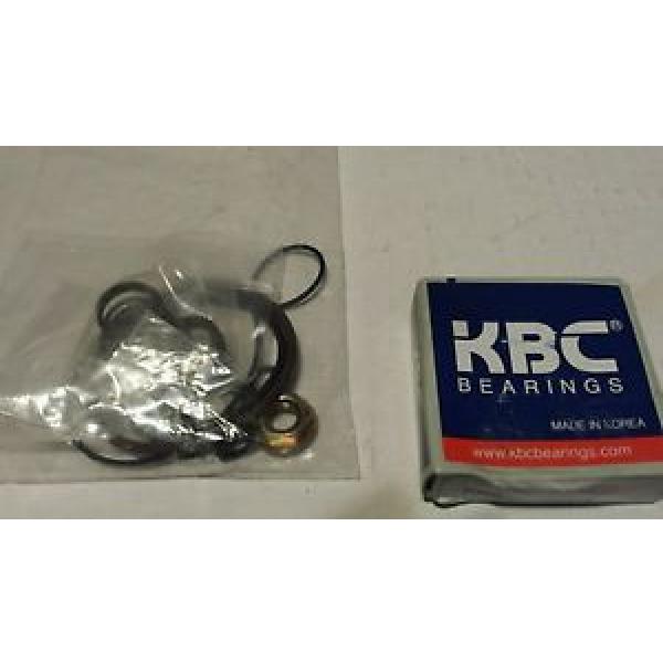 KBC Single Row Groove Radial Ball Bearing 6204DD C3G14 Motor Hanwha USA Made #1 image