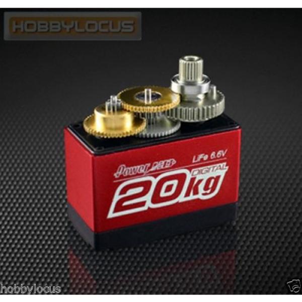 Power HD Servos LF-20MG Digital DC Motor Copper &amp; Aluminum Gear Dual Bearing #3 image