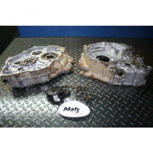 2003 Yamaha Raptor 660 Motor/Engine Crank Case with Bearings Chain Damage #1 image