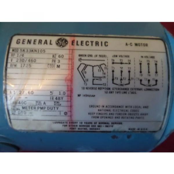 GE, General Electric, 5K33KN105, A/C Motor #4 image
