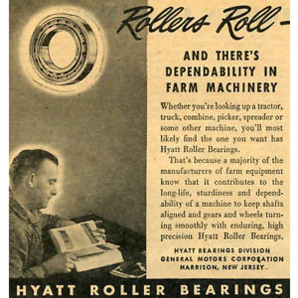 1945 GM General Motors Hyatt Roller Tractor Bearings Print Ad #1 image