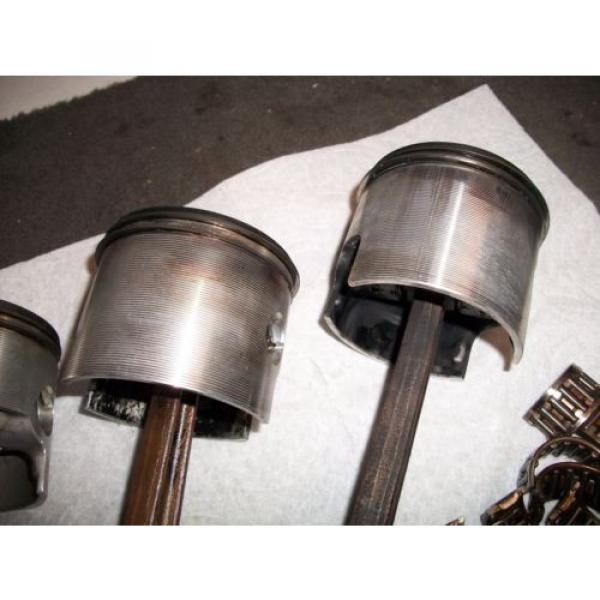 1979  Mercury 175 hp V6 Outboard Motor Pistons (4) with Rods and Bearings #2 image