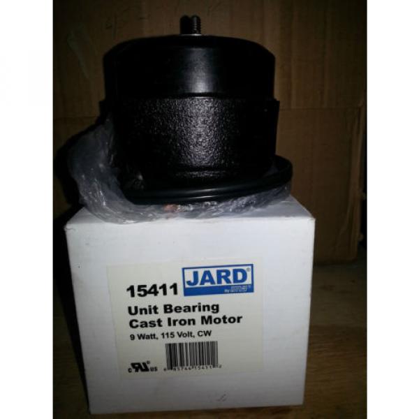 JARD By MARS 15411 9 Watt CW 115 Volt Cast Iron Unit Bearing Condensor Fan Motor #1 image