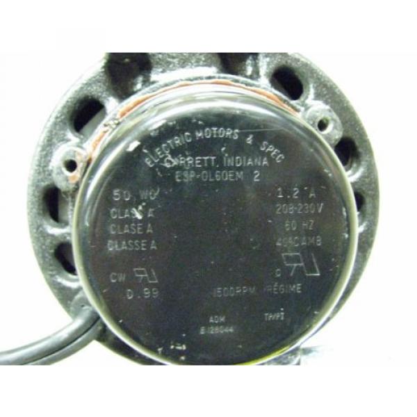 Electrical Motors &amp; Specialties ESP-OL60EM2 Bearing Fan Motor #3 image