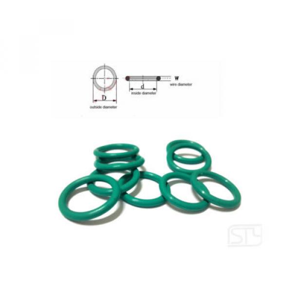 10P Oil Resistant FKM Viton Seal Fluorine Rubber 2mm O-Ring Sealing Ring 5-31mm #2 image