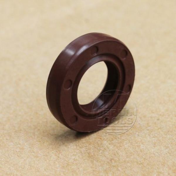 Select Size ID 32 - 38mm TC Double Lip Viton Oil Shaft Seal with Spring #3 image