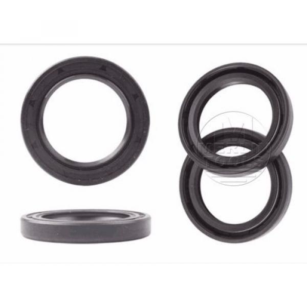 Select Size ID 28 - 30mm TC Double Lip Rubber Rotary Shaft Oil Seal with Spring #3 image