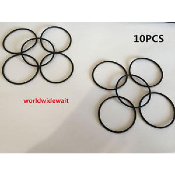 10pcs 90mm x 2.4mm Industrial Flexible Black Rubber O Rings Oil Seals Gaskets #1 image