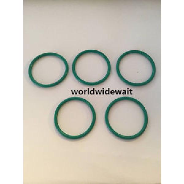 80mm Outer Dia 3.5mm Thick Flexible Fluorine Rubber O Ring Oil Seal Green 5pcs #1 image