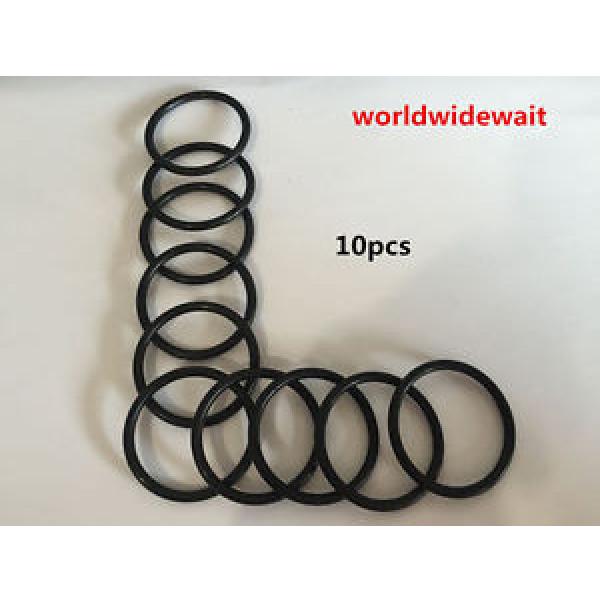 10Pcs 35mm x 28mm x 3.1mm Mechanical Rubber O Ring Oil Seal Gaskets Black #1 image