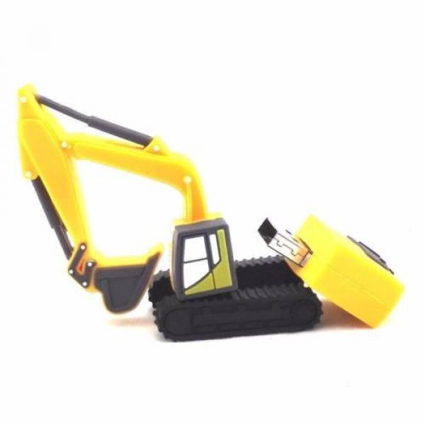 Caterpillar CAT Yellow Excavator USB 8GB Dozer Excavator Bucket Attachment Skid #1 image