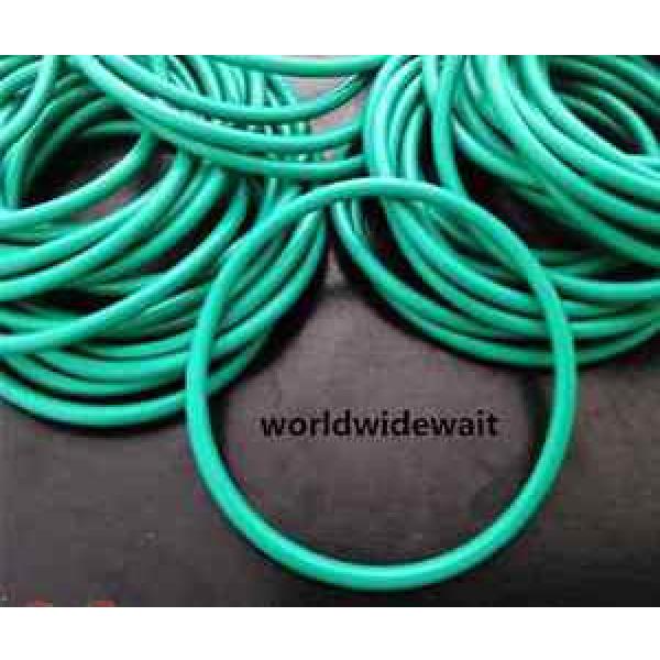 20PCS 19/20/21/22/23/24mm OD 3.5mm Thick Green Fluorine Rubber O Ring Oil Seal #1 image