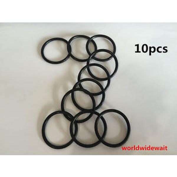 10Pcs 40mm OD 33.8mm ID 3.1mm Thick Industrial Rubber O Ring Oil Seal Gaskets #1 image