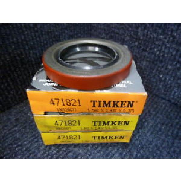 Timken National 471821 Oil Seals LOT OF 3 #1 image
