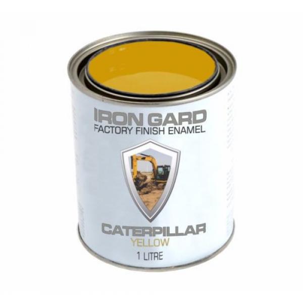 IRON GARD 1L Enamel Paint CATERPILLAR CAT YELLOW Excavator Dozer Skid Bucket #2 image