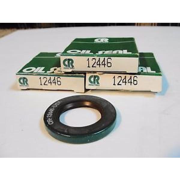 LOT OF 3  NEW CHICAGO RAWHIDE OIL SEALS 12446 CR Free Shipping #1 image