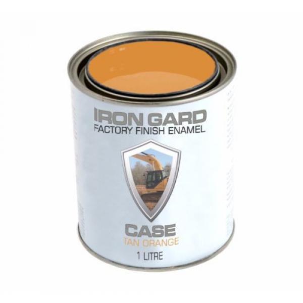 IRON GARD 1L Enamel Paint CASE TAN ORANGE Excavator Dozer Loader Skid Bucket #2 image