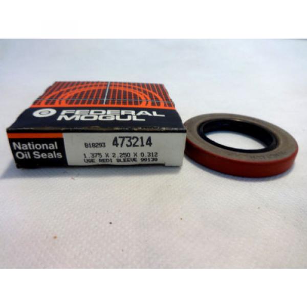 NEW IN BOX LOT OF 2 FEDERAL MOGUL 473214 OIL SEALS #1 image