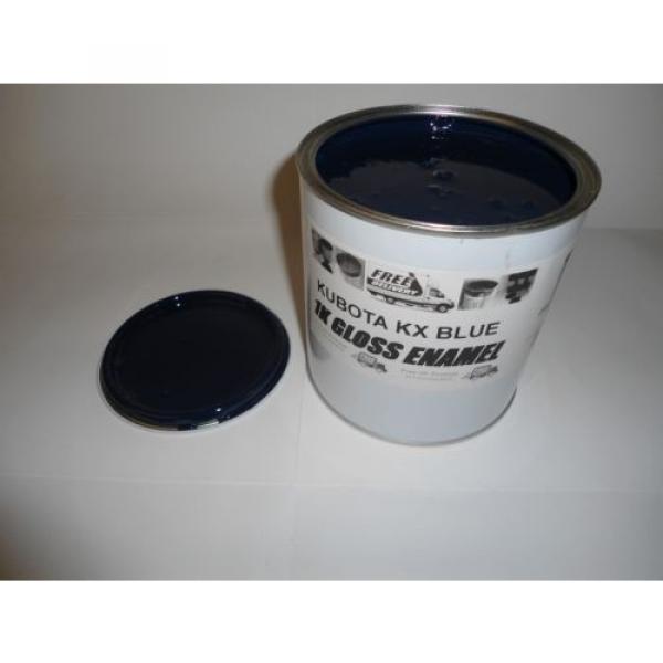 Kubota KX Mini Digger Dark Blue Gloss Enamel paint 1 Litre #3 image