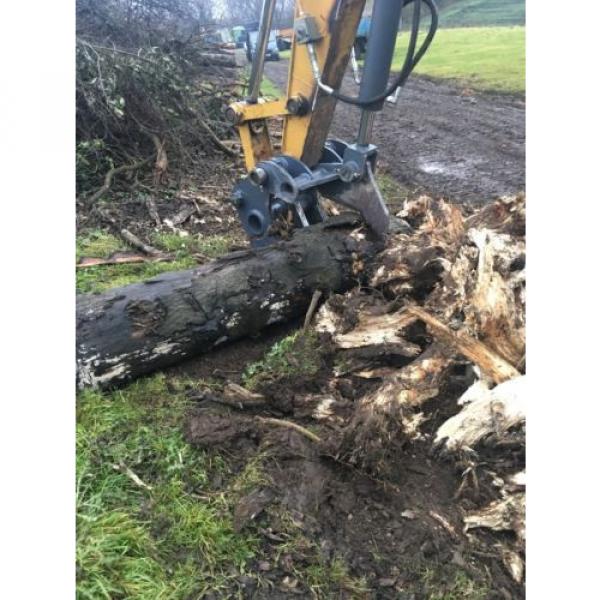 13 Ton Excavator Tree Stump Shear - Root Shear Root Harvester  65mm Pins #4 image