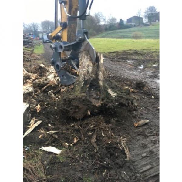 13 Ton Excavator Tree Stump Shear - Root Shear Root Harvester  65mm Pins #5 image