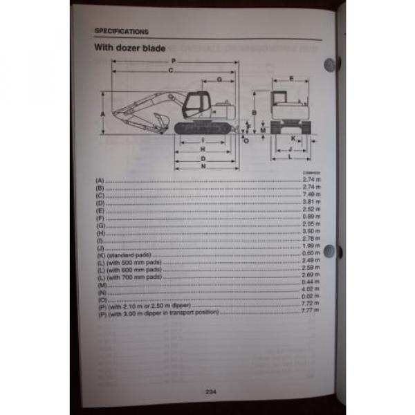 CASE CX130 EXCAVATOR OPERATORS MANUAL.13 TON DIGGER. JCB, DUMPER #3 image