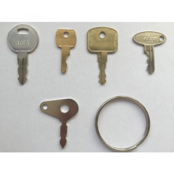 2 X 5 Key Thawites Dumper Key Set Plant Hire Equipment Keys *FREE POSTAGE* #1 image