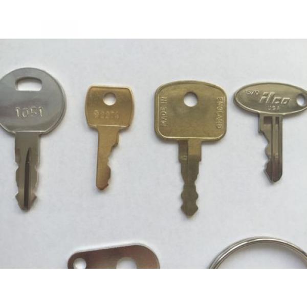 2 X 5 Key Thawites Dumper Key Set Plant Hire Equipment Keys *FREE POSTAGE* #2 image