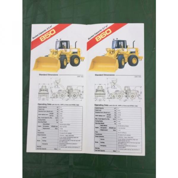 TCM 860 Wheel Loader parts manual with sales brochure &amp; promotional clip. #2 image