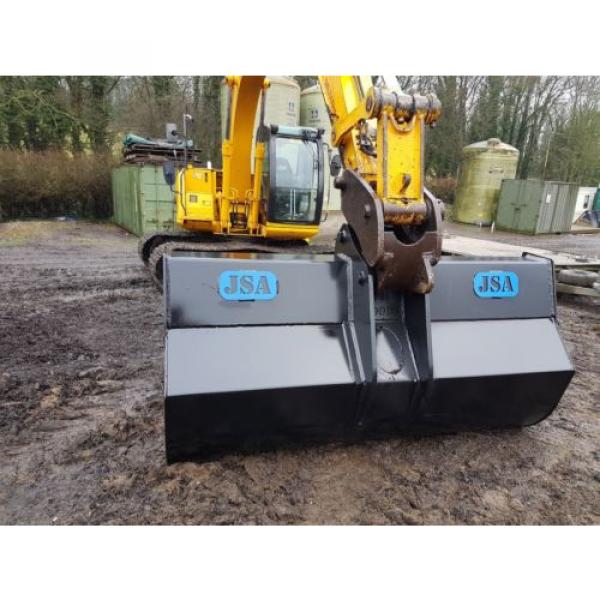 JSA 2.5m excavator 13-16 ton High Capacity compost and wood chip bucket #4 image
