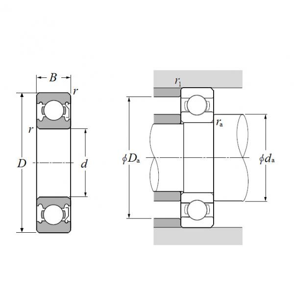 60/32ZC3, Single Row Radial Ball Bearing - Single Shielded #2 image