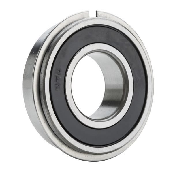 6002LBNR, Single Row Radial Ball Bearing - Single Sealed (Non Contact Rubber Seal) w/ Snap Ring #1 image