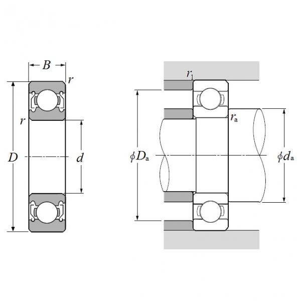 6003ZZAC3P4, Single Row Radial Ball Bearing - Removable Double Shield #2 image