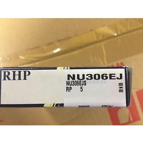 RHP    NU306EJ   cylindrical roller bearing #1 image