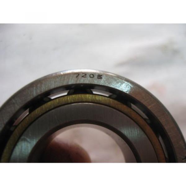 Angular contact ball bearing. - RHP 7205 Size : 25mm x 52mm x 15mm England Made #4 image