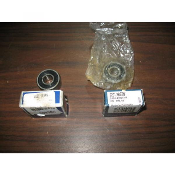 Lot of 2 2201-2RSTN Bearings RHP and NSK #1 image